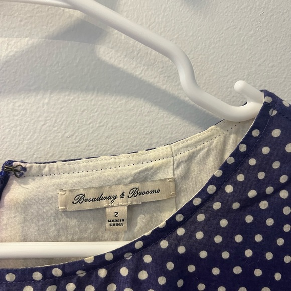 MADEWELL (Broadway & Broome) Polka Dot Dress - Picture 2 of 4